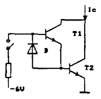 圖2達(dá)林頓組合電路中的加速二極管