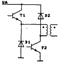 圖3 雙正激變換器中作為去磁二極管用