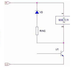 續(xù)流二極管電路圖