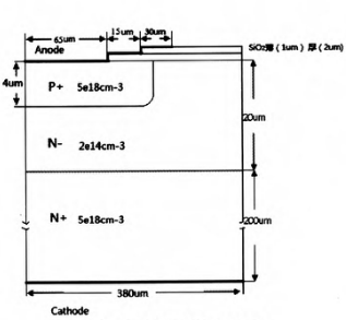 圖2 參考二極管結(jié)構(gòu)示意圖