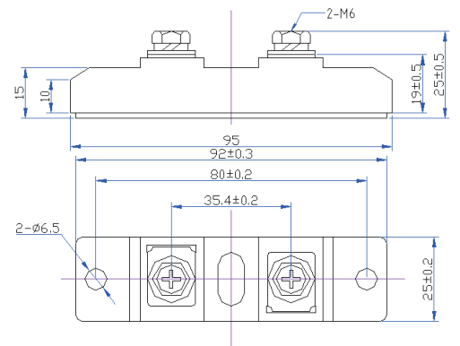 HU200NB4MD封裝結(jié)構(gòu)與尺寸圖