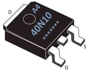 N溝道增強型40A/100V MOSFET