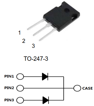 40A/1200V碳化硅肖特基二極管