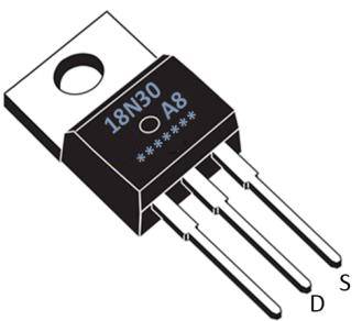 N溝道增強(qiáng)型18A/300V MOSFET