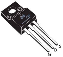 N溝道增強(qiáng)型8A/500V MOSFET