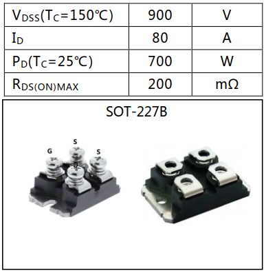 80A900V MOSFET