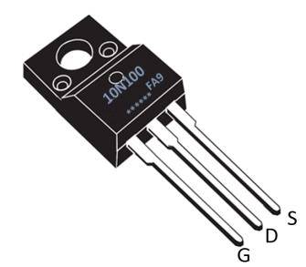 N溝道增強型10A/1000V MOSFET