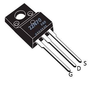 N溝道增強型22A/700V MOSFET