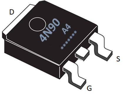 N溝道增強(qiáng)型4A/900V MOSFET