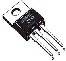 N溝道增強(qiáng)型150A/150V MOSFET